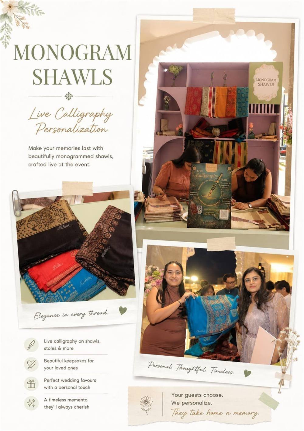 Calligraphy Shawl Carnival Stall Udaipur Jaipur Wedding | Rajasthani Mela Carnival Stalls