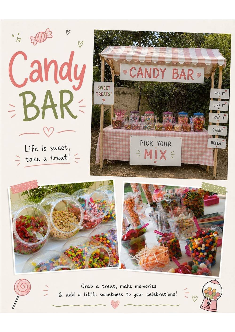 Candy Bar Pick Mix Carnival Stall Udaipur Jaipur Wedding | Rajasthani Mela Carnival Stalls