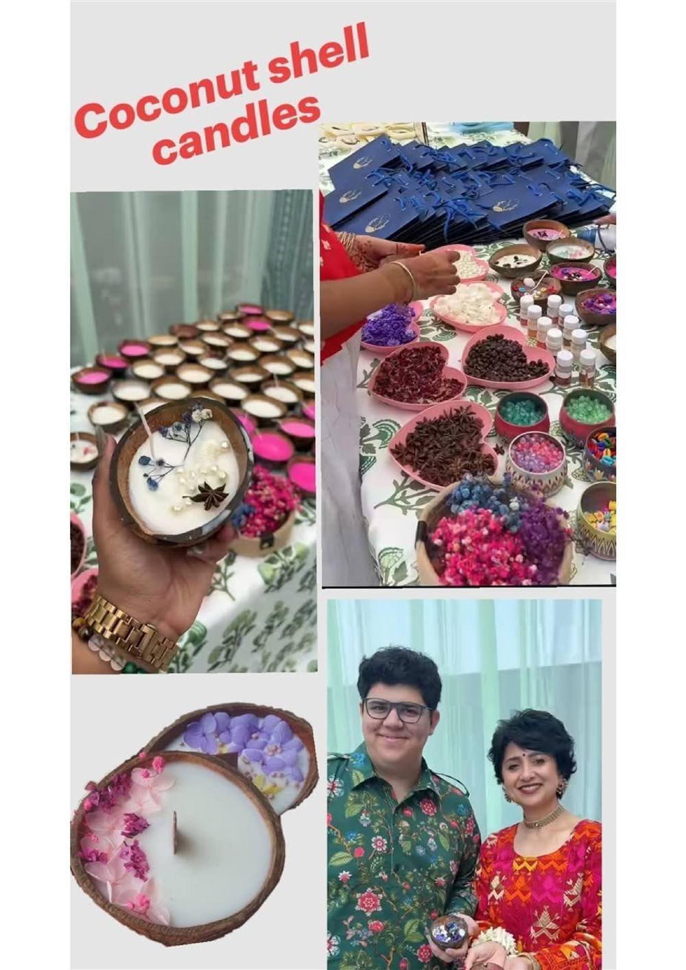 Coconut Shell Candle Carnival Stall Udaipur Jaipur Wedding | Rajasthani Mela Carnival Stalls