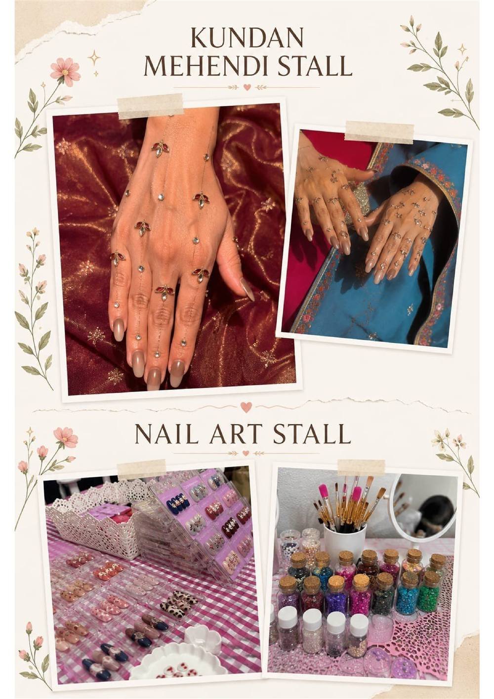 Kundan Mehendi Nail Art Carnival Stall Udaipur Jaipur Wedding | Rajasthani Mela Carnival Stalls