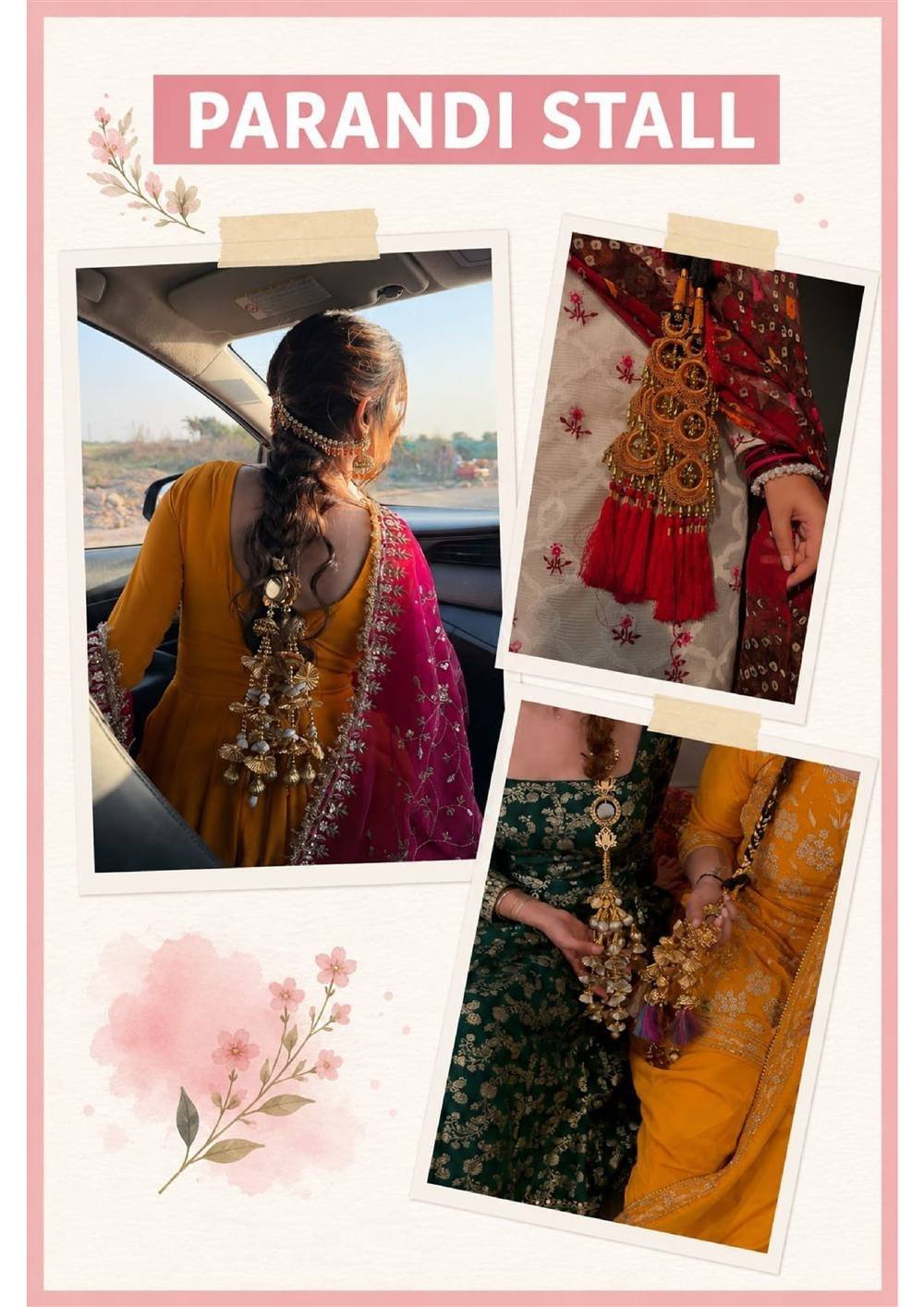 Parandi Hair Accessory Carnival Stall Udaipur Jaipur Wedding | Rajasthani Mela Carnival Stalls