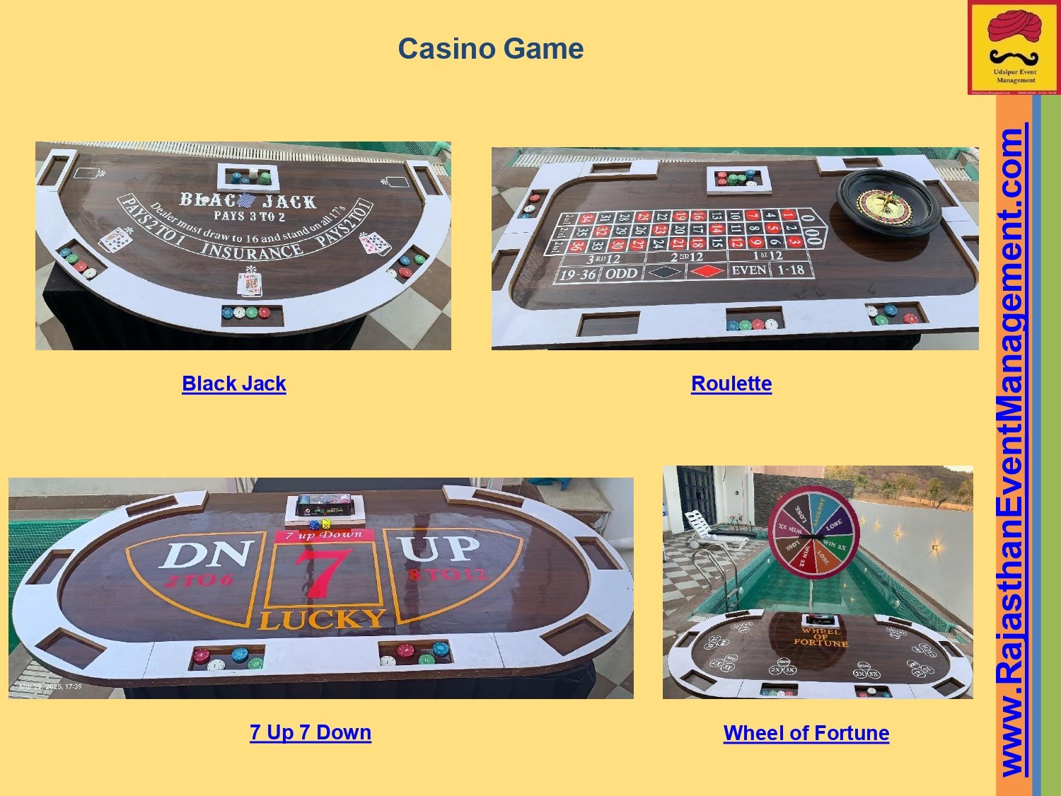 Casino Game Stall Wedding Event | Rajasthani Mela Carnival Stalls PAN India