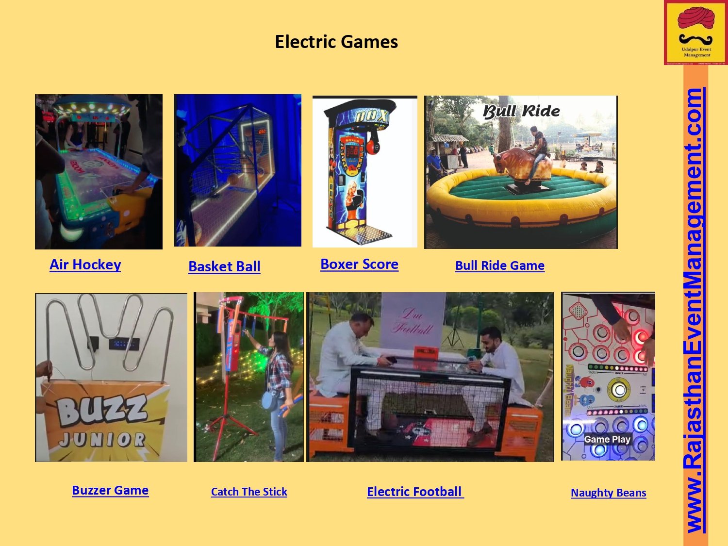 Electric Games Wedding Carnival | Rajasthani Mela Carnival Stalls PAN India