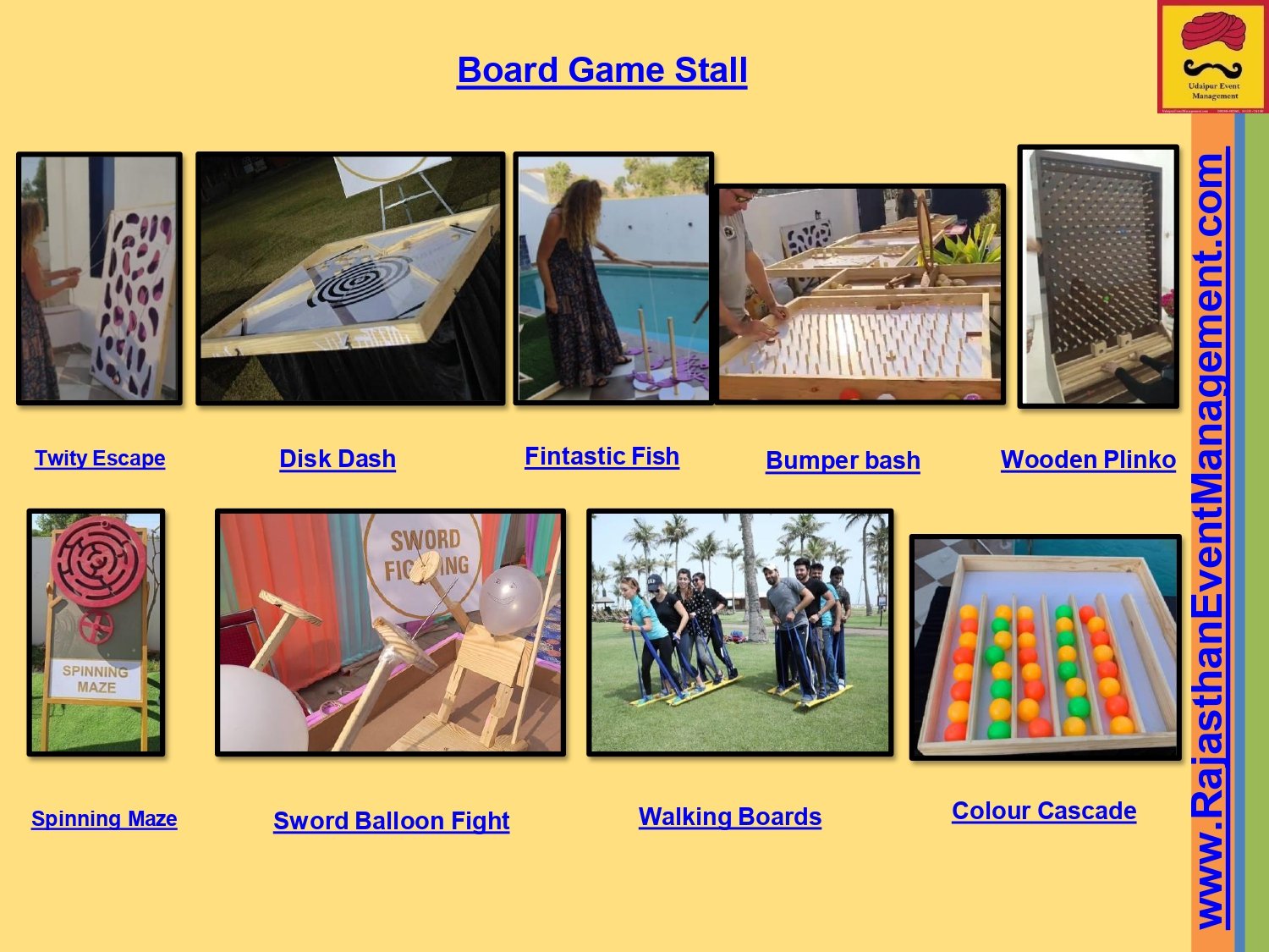 Giant Board Games Carnival Stall | Rajasthani Mela Carnival Stalls PAN India