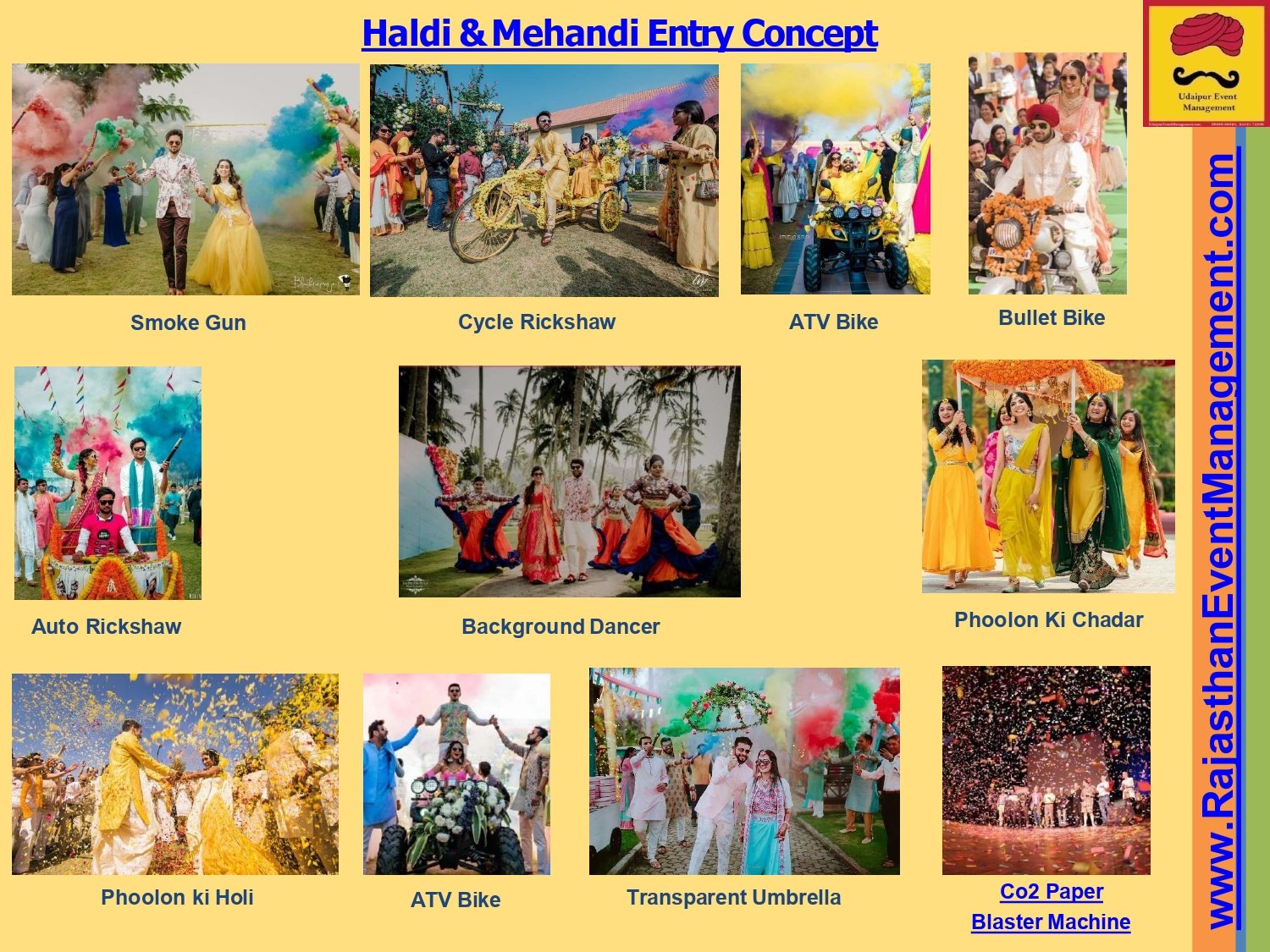 Haldi Mehendi Entry Concept Wedding | Rajasthani Mela Carnival Stalls PAN India