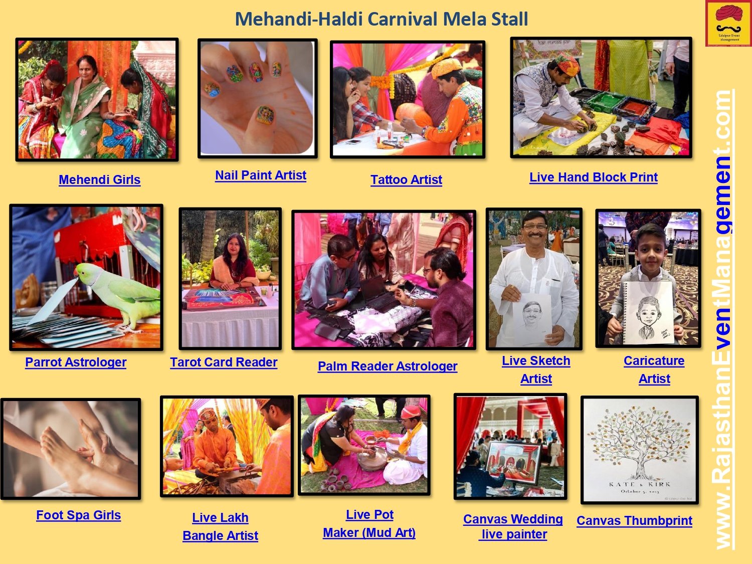 Mehendi Haldi Carnival Mela Stall | Rajasthani Mela Carnival Stalls PAN India