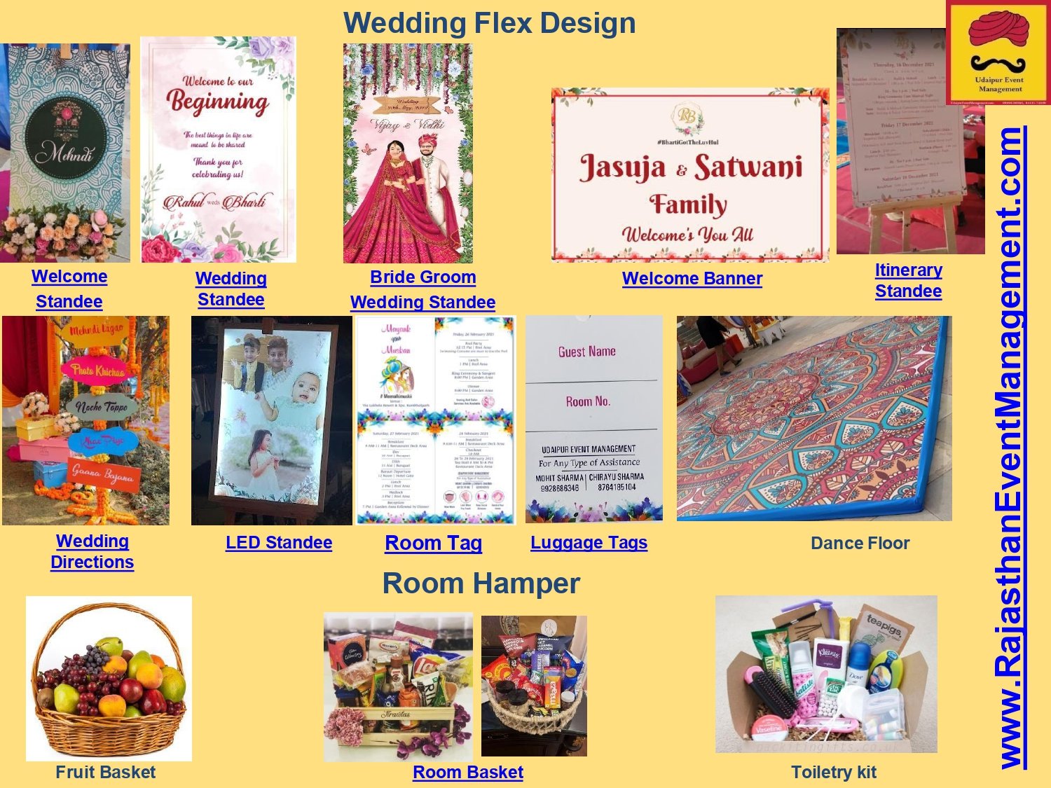 Wedding Flex Design Decoration | Rajasthani Mela Carnival Stalls PAN India