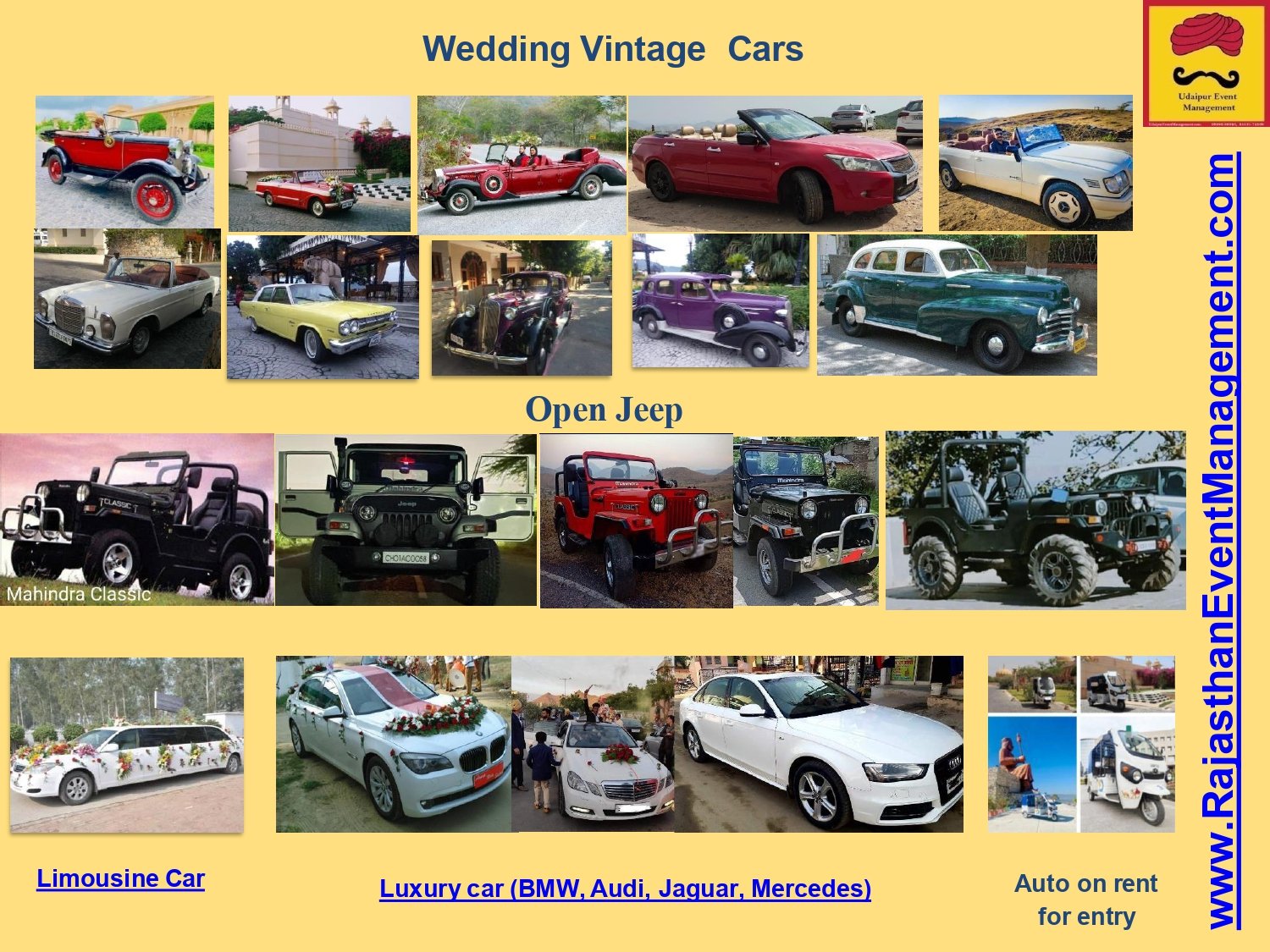 Wedding Vintage Cars Entry | Rajasthani Mela Carnival Stalls PAN India
