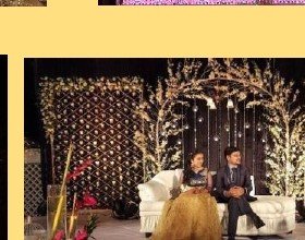 Branch & Crystal Stage Seating - Best Lakh Bangle Maker India