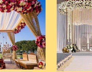 White Garland Mandap - Best Lakh Bangle Maker India