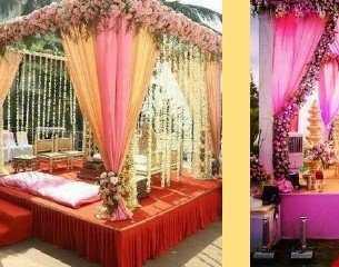 Greenery Pillar Mandap - Best Lakh Bangle Maker India