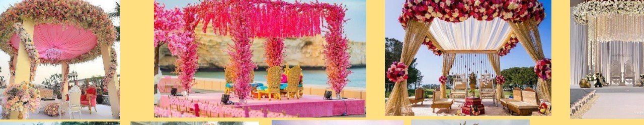 Wedding decorations by Lakh Bangle Maker / Wedding Stalls Network