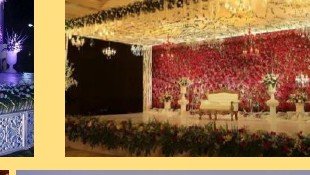 Dense Floral Wall Stage - Best Lakh Bangle Maker India
